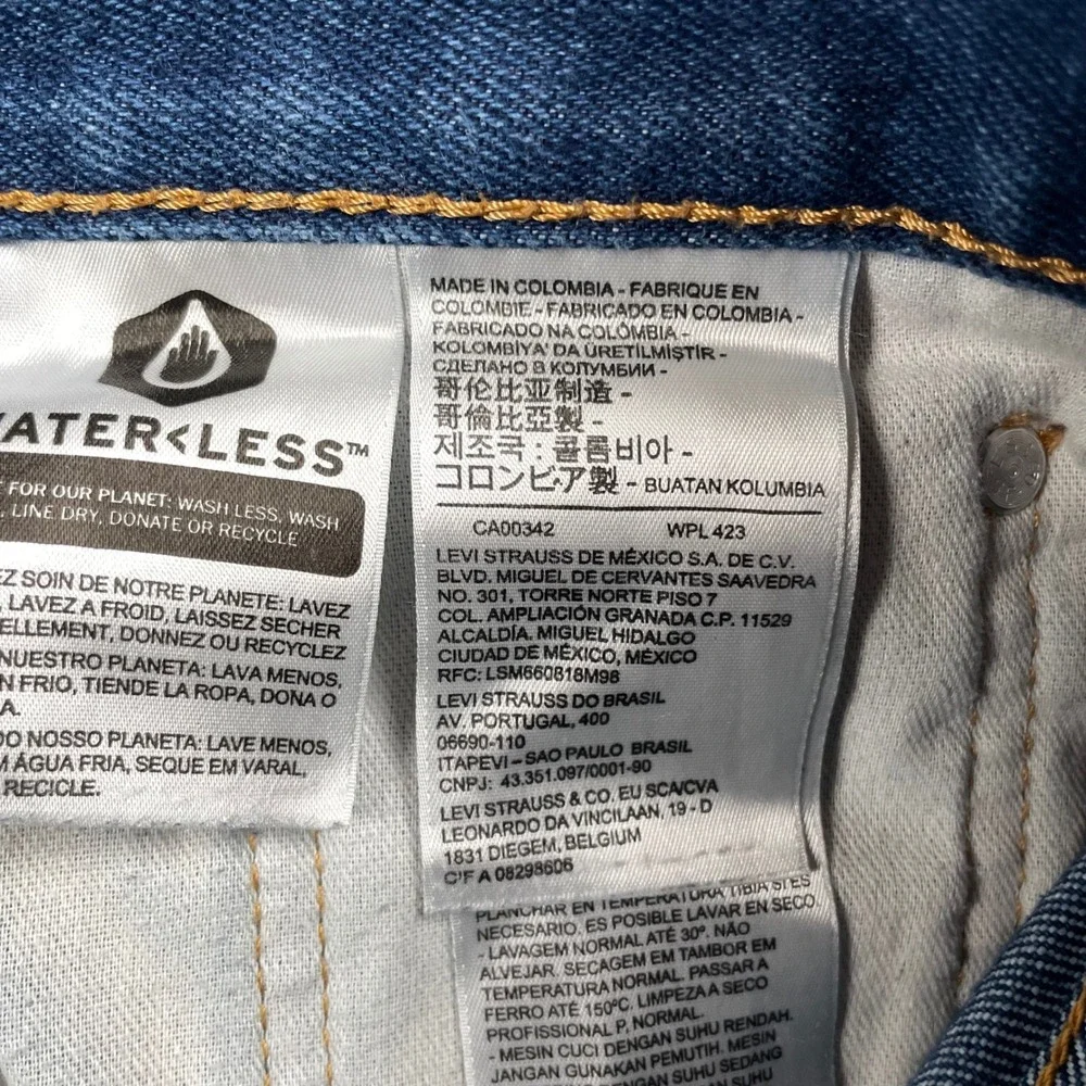 Levi's 517 Bootcut Jeans Mens 34x34 Blue Medium Wash Western Cowboy Rodeo